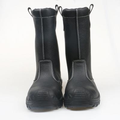 China Steel Toe Malaysia mining and construction industry hot-selling high-cut steel toe work safety rubber boots for sale