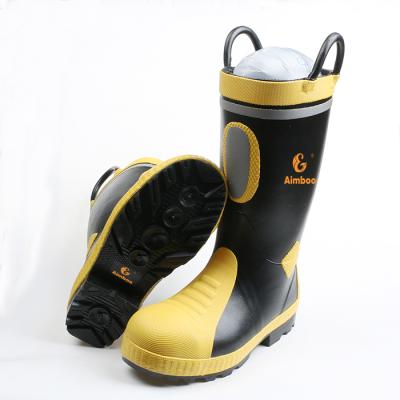 China Quality waterproof firefighter boots for sale