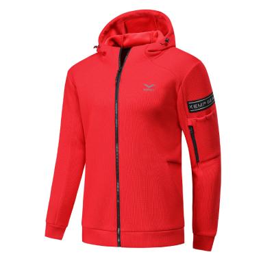 China Custom Active Running Fitness Sports Zipper Stretch Waterproof Jacket Windproof Hooded QUICK DRY Coat for sale