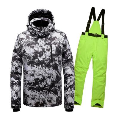 China Print Fashion Breathable Men Suit And Pants Waterproof Sport To Protect Wear Ski Jacket Customizable for sale