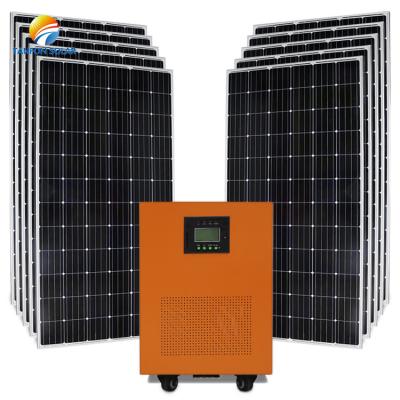 China Tanfon 5kw home solar power system on grid solar system 10kw 5kw solar panel system for sale