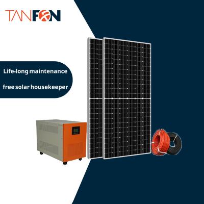 China Home In The Home System 5kw 8kw 10kw Complete Solar Panel Use Solar Power System For Home Hybrid Solar System for sale