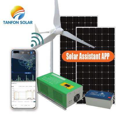 China solar wind and power hybrid wind systems solar energy system FD 3000W for sale