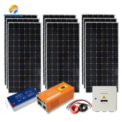 China off grid solar system inverter 5kw solar system demand for home solar system 630*280*200mm for sale