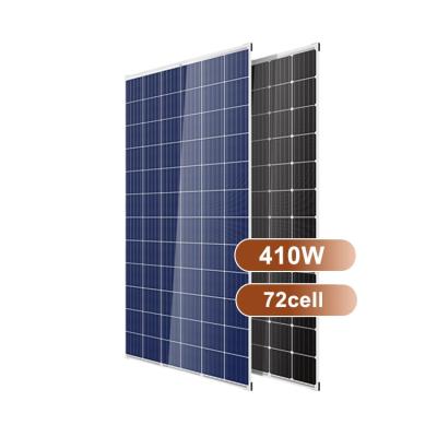 China Solar Powered System Leading Mono Solar Panel Supplier 410W Solar Panel for sale