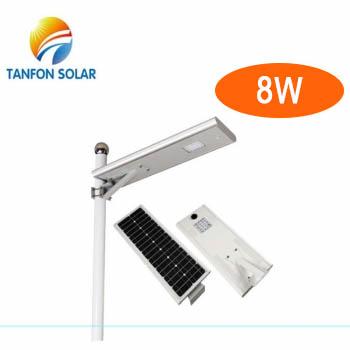 China ROAD Solar Street Light Slim New All Outdoor Waterproof Dark Lamp 8W Power Lighting for sale