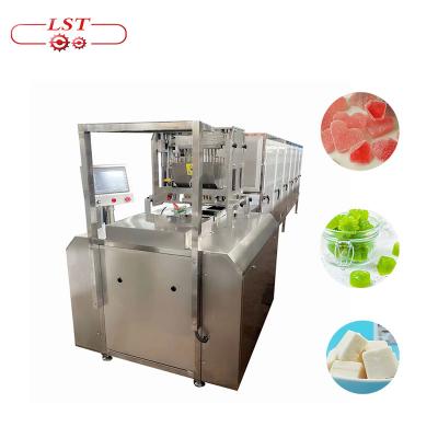 China helly bear candy depositor vegetable processing plant vitemin jelly candy machine line gummy machine for sale