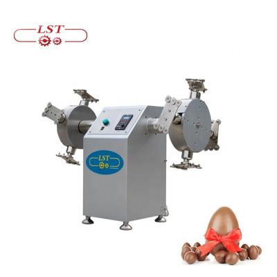 China Automatic Hollow Molding Machine Chocolate Peaches Apples Snacks Factory Chocolate Spinning Machine for sale