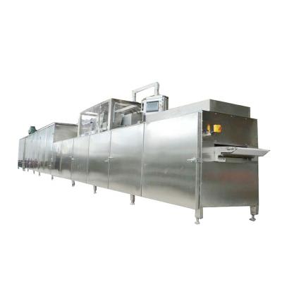 China High Output Chocolate Production Line Automatic Chocolate Wafer Enrobing Making Machine for sale