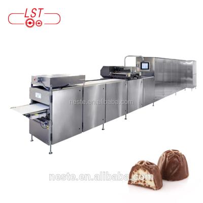 China Dairy Factory Servo System Full Automatic Chocolate Molding Machine Pouring Depositing Line for sale