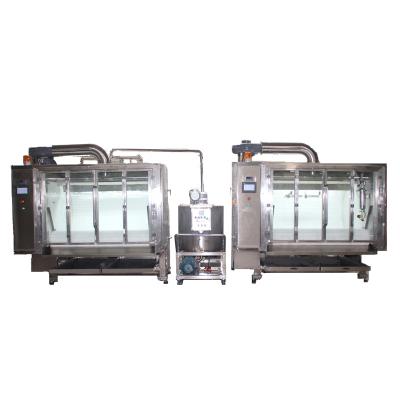 China High Output Type Candy Coating Machine Sugar Coating Chocolate Machine Snack Factory Belt for sale