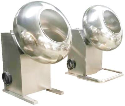 China Snack Factory Stainless Steel Chocolate Coating Pan Chocolate Polishing Balls Making Machine for sale