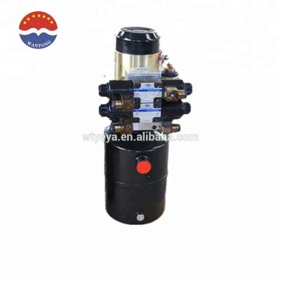 China Steel Or Plastic Snow Plow DC12v Or 24v Hydraulic Power Units for sale