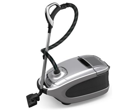 China Powerful yet quiet 2200W large canister vacuum cleaner in silent design and with LED display for sale