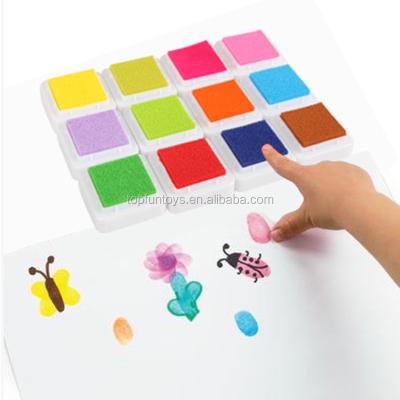 China Toy Good SellingDIY Funny Educational Colorful Craft Ink Pad Cartoon Rubber Stamp for Kids for sale