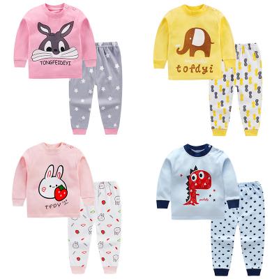 China 2022 Smart Casual Autumn and Winter Baby Clothing Sets Comfortable Long Sleeve Boy Girl Baby Clothes Sets + Pants Kids Cartoon for sale