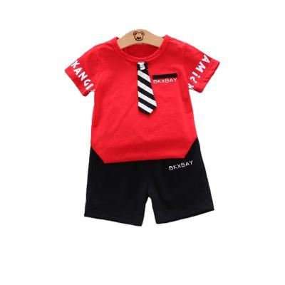 China Smart Casual Boy's Fashion Children's Clothing Boys Shirt Suits Summer Dress for sale