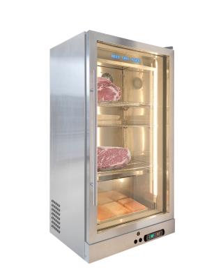 China Hot Selling Single-temperature Factory Meat Machine Small Steak Dry Aging Refrigerator Meat Blower Freezer Home Refrigerator Cabinet for sale