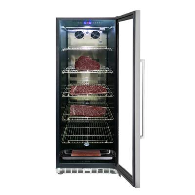 China Hot Selling Single-temperature Factory Meat Aging Machine Small Steak Dry Meat Fridge Home Refrigerator Cabinet for sale