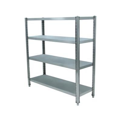 China Contemporary standard stainless steel kitchen storage workbench commercial kitchen steel rack stainless steel wall mount shelf for sale