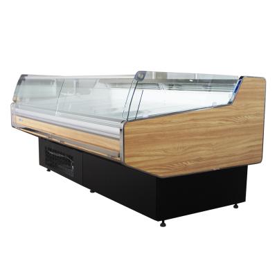 China Single-temperature Supermarket Showcase Hot Selling Butcher Shop Refrigerated Display for sale