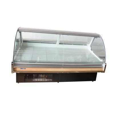 China 2021 Single-temperature Single-temperature Supermarket Fresh Meat Grocery Store Refrigerator Display High Quality Cooling Freezer for sale