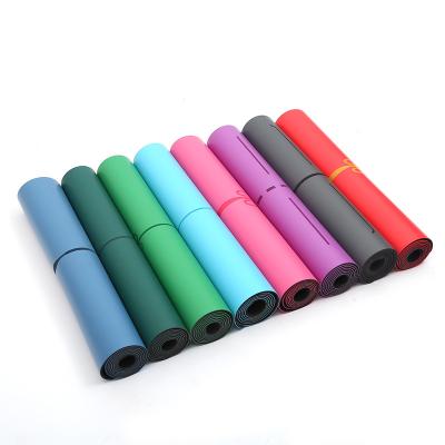 China Custom Logo 6Mm Pilates Gymnastics Folding Gym Fitness Exercise Yoga Mat Custom Made Waterproof Washable Anti-Slip Eco Friendly Durable Best for sale