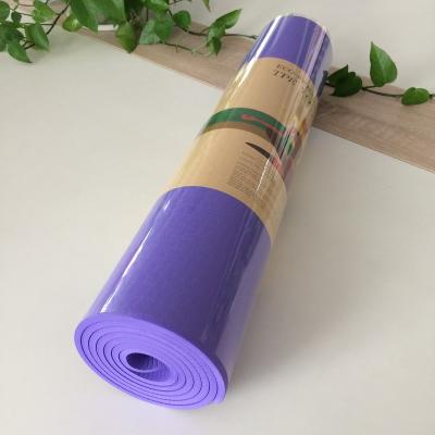 China Single Folding Color Printing 6MM Custom Made Waterproof Washable Anti-Slip Durable New Eco-Friendly Durable High Quality Yoga Pad Yoga Mat And Double Yoga Mat for sale