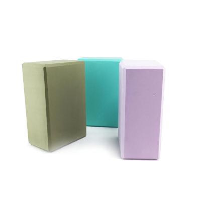 China Yoga exercises good quality EVA foam yoga block, fitness accessories, bodybuilding balance yoga brick for sale