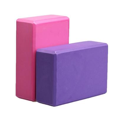 China Yoga Exercises Hot Sale Good Price Multi Color Customized Logo Yoga Blocks Pilates Bricks High Density EVA Foam Yoga Brick for sale