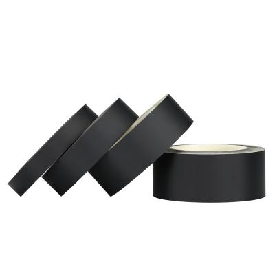 China High Heat Resistant Adhesive Flame Retardant Black Cellulose Acetate Tape Acetic Acid Fabric Insulating Tape for sale