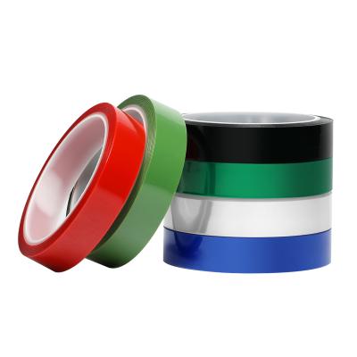 China Electrical Heat Resistant Polyester Silicon Insulation PET Heat Resistant Adhesive Tape 0.06mm(T)*50mm(W)*33m(L) for sale