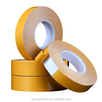 China Heat Resistant Strong Glue PVC Double Side Self Adhesive Mat Binding Tape For Flooring for sale