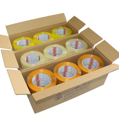 China ANTI-STATIC Custom Heavy Duty Transparent Adhesion Clear Cardboard Packaging And Bopp Packaging Tape for sale