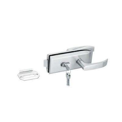 China Glass door locks LC-039, stainless steel 304 plate, finishing satin or mirror for sale