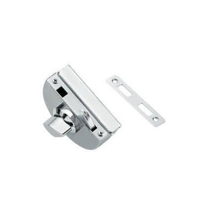 China Glass door locks LC-012A, stainless steel 304 plate, finishing satin or mirror for sale