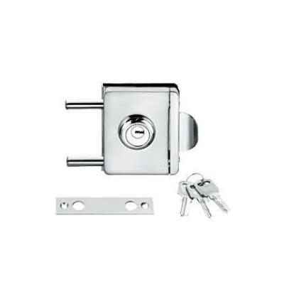 China Glass door locks LC-008A, stainless steel 304 plate, finishing satin or mirror for sale