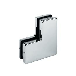 China Glass Patch Fitting A-080, Material aluminium, steel, stainless steel, finishing satin, mirror for sale