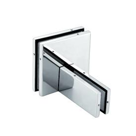 China Glass Patch Fitting A-085, Material aluminium, steel, stainless steel, finishing satin, mirror for sale