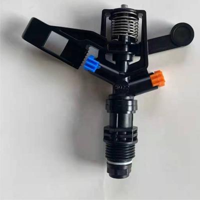 China Build Impact Sprinkler Head Farm Irrigation Irrigation Plastic Sprinkler Over Lawn Plastic Rotary Movable Garden Low Pressure 360 for sale