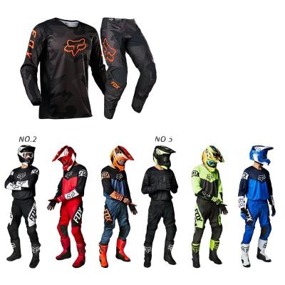 China Breathable FOX Loose Type MTB Set Mountain Bike Jersey With MTB Pants BMX Suits In Stock for sale