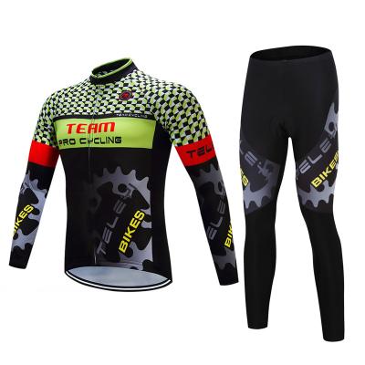 China Manufacturer 5xl Red Cycling Mens Antibacterial Polyester Singlet Long Sleeve Outdoor Sportswear Bike Wear for sale