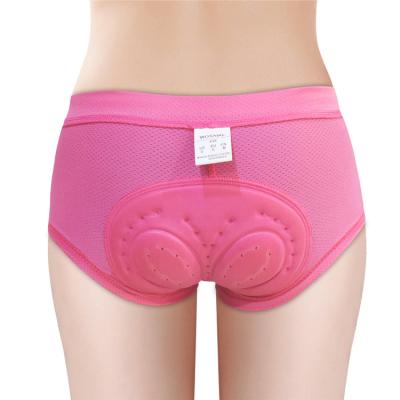 China Antibacterial Women Bike 3D Underwear Padded Shorts Cycling Quick Dry Lightweight for sale