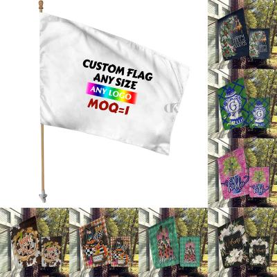 China Healthcare Institutes Hot Sells Custom Flags Design Blank Logo Sublimation Print Garden House Flags Event Company Team College Flag Outdoor national for sale