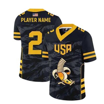 China Custom Anti-UV Sports Team Wear Club Gym American Football Jersey Rugby Wear Sportswear Mens Soccer Training Wear RUG003 for sale