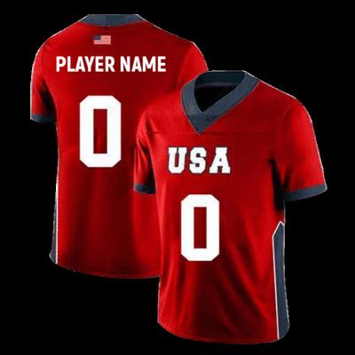 China Custom Wholesale Anti-UV American Football Tank Top Mens Sportswear Cheap Wholesale Anti-UV Uniform Rugby Team Soccer Jersey Wear RUG005 for sale