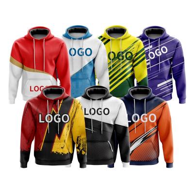 China Wholesale Custom Print 3D Logo Anti-pilling Casual Hooded Sweatshirts Pullover Hoodies With Big Pocket Plus Size Mens Hoodies And Sweatshirts for sale