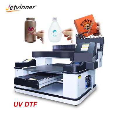 China Building material stores new dtf uv printer 6090 for EPSON xp600 printhead dtf transfer film uv bottle glass for sale