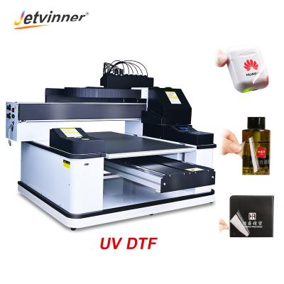 China Hot Popular New 6090 UV Building Material Shops A1 Size Printer Dtf PET Film Bottle Phone Case Printer UV Machine for sale