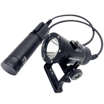 China LIKESCUBA SBT90 LED Dive Light 5000lm Aluminum Underwater 150m Scuba Flashlight Slit Torch Dive Light Essential for Technical Diving for sale